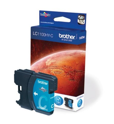 BROTHER  Cartucho de tinta cian  MFC-6490CW/Alta capacidad , Brother , BROLC1100HYC , 4977766659840